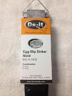 Eg-11-1412 -11-1412 Egg-slip 1 4oz Item Mold 2oz - 1172 11 Sinker Cavities