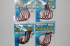 02316 Pack Hooks 6 Hook Red Gamakatsu 0 Octopus 4 Packs Versatile Size