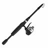 032784636397 Zebco Micro Trigger Spincast Reel And Telescopic Fishing