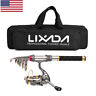 1.30m - 1.50m 1.80m 2.40m Optional Lixada Carbon Fiber Telescopic Fishing Rod Sea Rods Travel Optional