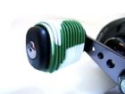 1146 Reel Grip Handle Knob Green White Md 854181001079