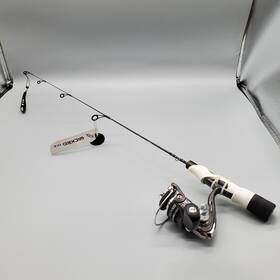 13 Fishing 819065018277 Wicked Ice Rod 24 Inch Ultra Light White