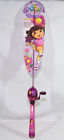 2329 Zebco Dora The Explorer Kid Youth Floating Combo Fishing Pole Rod Reel Floats 032784565659
