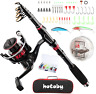 313036217268 Hotoby Fishing Rod And Reel Combo Kit Carbon