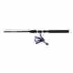 334667 Okuma Fin Chaser B Series Spin Combo 6ft 2pc Med Blue Fishing Rod Reel