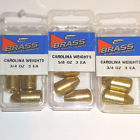 Oc-1-5 4 Bullet Brass Carolina Lot Weights 8 3-2-3 Rig Oc-3 Pack