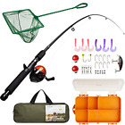 4347351661 Lanaak Kids Fishing Rod Kit With Tackle Box 696563491425