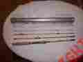 4fur Wright Mcgill Vintage Eagle Claw 7-1 2ft Packit 4 Piece Fishing Rod Case 2
