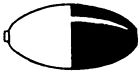 Bw940 4in 12bx Float Balsa Plastilite Floats Oval Rw