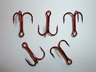 9650tr 50 Hooks Vmc Treble Regular-shank - 5 Size Red 9650 Tin Bulk 1x