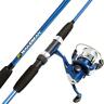 56216 Spinning Rod And Reel Combo Fiberglass Sapphire Blue 0886511956216