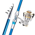 611890604614 Handing Telescopic Fishing Rod Reel Combos Blade Carbon