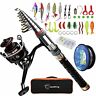667977667010 Ehowdin Fishing Pole Kit Carbon Fiber Telescopic Rod