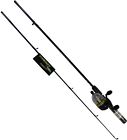 699625070446 Master Fishing Tackle Pole Combo Blue Spincast Men