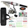 704619207194 Mouhike Fishing Rod Reel Combo Full Kit Telescopic