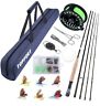 729920142699 Topfort Fly Fishing Rod And Reel Combo Starter