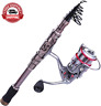 744110971217 Sougayilang Fishing Rod Reel Combos Carbon Fibre Portable