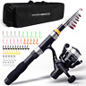 744759462909 Mouhike Telescopic Fishing Rod Reel Combo Portable Ultralight