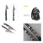 7538451002 Choler Fishing Rod Pole Black Mini Pocke Tportable 608754848048
