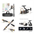 7625653721282 Capaci Portable Telescopic Fishing Rod And Reel Combos