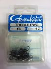 77407 Wide 12 Extra Hook Treble Pack Size 2 Gap 6 Gamakatsu