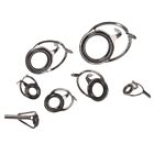 7pcs Set Fishing Rod Guides Tip Fish 5-18mm Dia Pole Repair Kit Line S Eyes