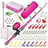 865972000447 Lanaak Kids Fishing Pole And Tackle Box With