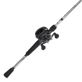 Abu Garcia 036282100657 Vengeance Low Profile Baitcast Reel And Fishing Rod Combo Black/silver 7ft -