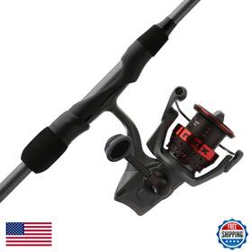 Abu Garcia B0d153t9zk 610 Max Elite Spinning Reel And Fishing Rod Combo Size 2500 10