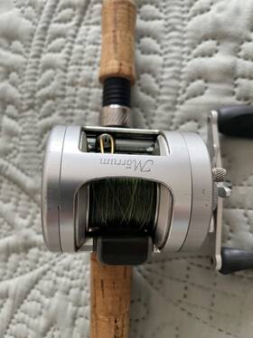 M5600 Abu Garcia Morrium Combo C Reel And 6ft8 Inch Med Heavy Action Rod