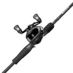 Abu Garcia Max5sxlp-l/704mh Max Sx Baitcast Low Profile Reel And Fishing Rod Combo