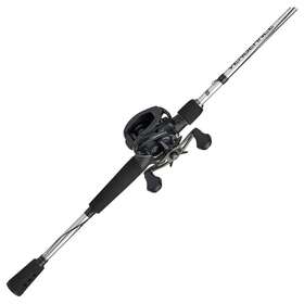 Venglp701mh1 Abu Garcia Vengeance Low Profile Baitcast Reel And Fishing Rod Combo Black/silver 7ft