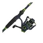 Abu Garcia Virtual Spinning Reel And Fishing Rod Combo Green 30 Size