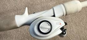 Vpc6106 Abu Garcia Maxpro Veritas Plx Baitcast Combo 6ft10 Inch Fast Medium Heavy 7.4 1 White
