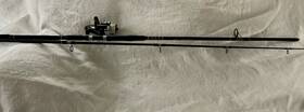 Ats-1100 Ande Tournament Saltwater Rod And Shimano Baitrunner 6500 Reel