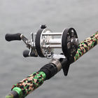 Xw-40 Boating Hand Black Ball Drum Us Bearings Reel Wheel Fishing 9 1bb