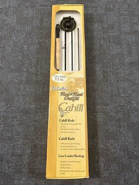 Cabelas 400255565406 Cahill Graphite Fly Rod And Reel Combo 4 Pc. 9ft 6 Wt. New