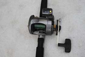 Dm-tr-76m Cabelas Cabela S Depthmaster Trolling Series 7 6 Inch Rod And Reel Dm30a Fishing
