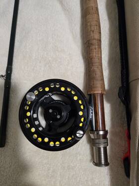 Rls2 Cabelas Fly Rod 4/5 With Cabela Large Arbor Reel