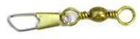 01141-019 Claw Snap Pack 1 12 Eagle Brass 0 Barrel Swivel Size Safety