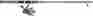 Cont23066cbo Shakespeare Ambidextrous Contender Spinning Combo 4bb 2 Piece 66 043388323187