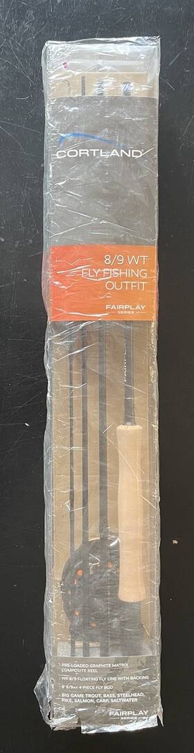 607644 Cortland Fairplay 8/9 Wt Fly Fishing Outfit 9 Ft Rod Reel Combo New In Box