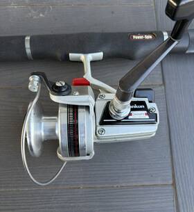 Daiwa 2600ps Powerspin Ps-423 Rod With Reel Combo Vintage One Piece