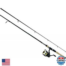 B01m1j91jd Daiwa D-shock Dsk Fw Spin Pmc Spinning Reel And Fiberglass Rod Combo
