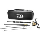 Cc20f Daiwa Carbon Case Travel Spinning Rod And Reel Combo Kit