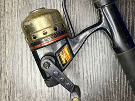 Us-40x Daiwa Cp-17 Vintage Graphite Composite Rod 4 1/2 Inch Long Underspin Reel
