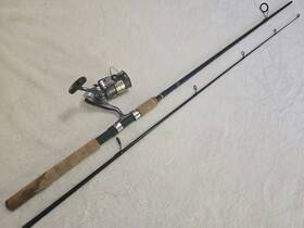 Dscf702m Daiwa D Shock Rod Reel Spinning Combo 3000fb With Line 7ft Medium 2-piece 6-14