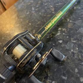 Mg56mh Daiwa Rod Reel Combo Mean Green Stick Ht1000 Baitcast