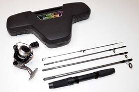 1000-b Daiwa Minispin Vintage Set With Strikeforce Rod And Reel Combo Case