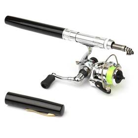 Ggh0727807016008yw Doorslay Pocket Collapsible Fishing Rod Reel Combo 8.0 Inches Can Be Stored Pen Fish Inch